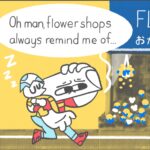 【駒沢×4コマまんが】イギリス人が描く地元探訪記 第3話｜💐✖️💀？まさかの『お悔やみブーケ』事件